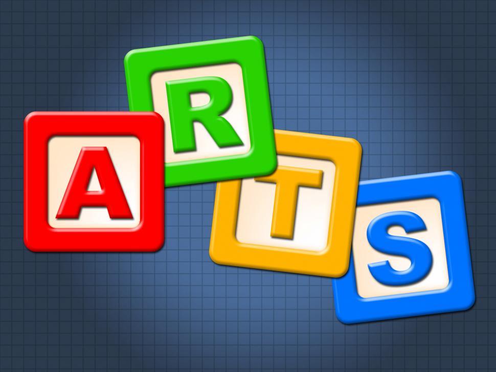 Free Image of Arts Kids Blocks Indicates Draw Youths And Artwork 