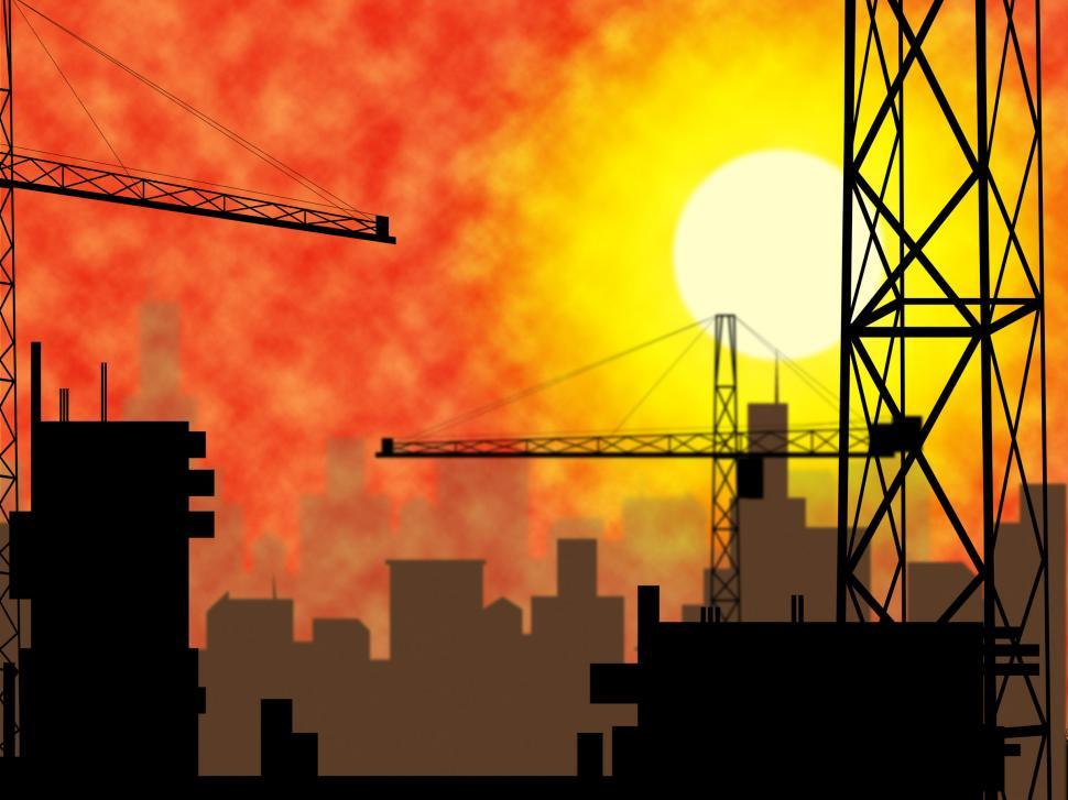 Free Image of City Construction Indicates Constructing Constructed And Buildin 