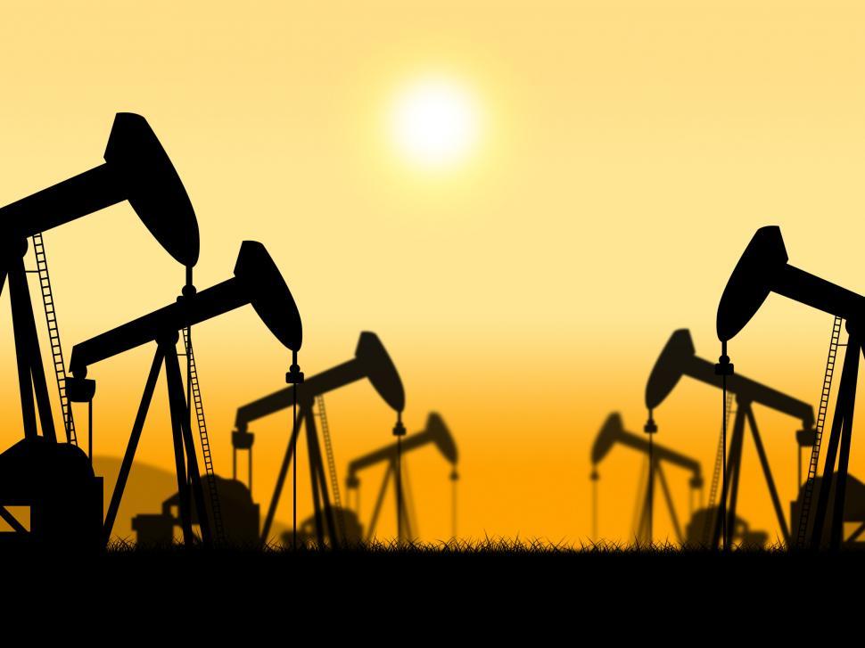 Free Image of Oil Wells Represents Extract Refineries And Oilfield 