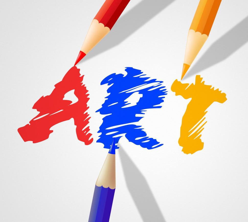 Free Image of Art Word Indicates Artwork Paint And Crafts 