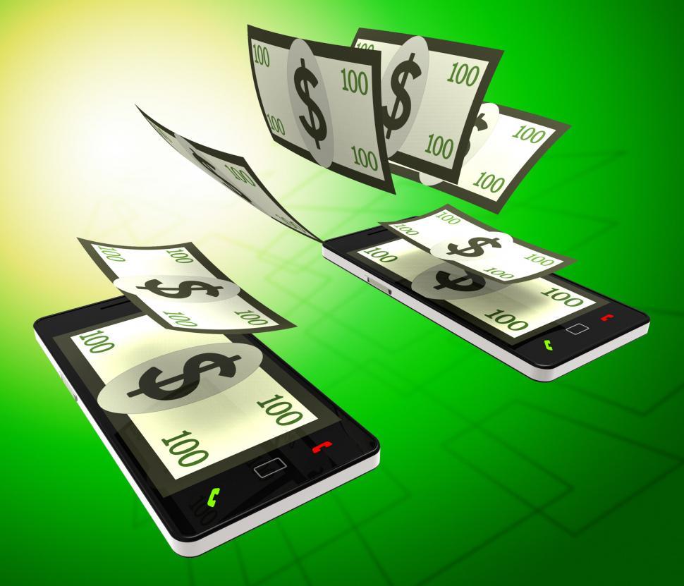 Free Image of Dollars Transfer Means United States And Bank 