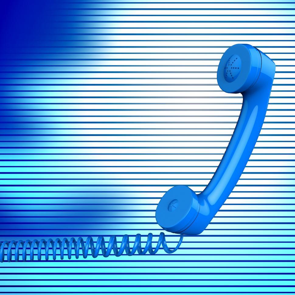 Free Image of Contact Us Means Phone Call And Answer 