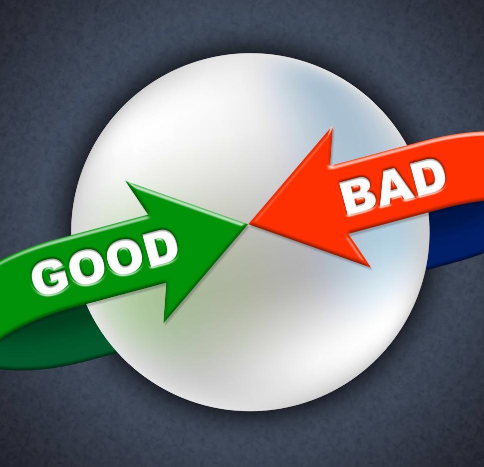 Free Image of Good Bad Arrows Shows First Rate And Amateurish 
