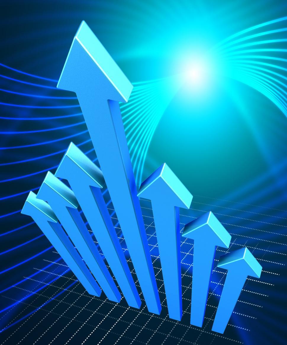 Free Image of Arrows Going Up Shows Success Increase And Improvement 