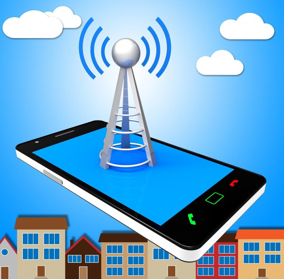 Free Image of Smartphone Wifi Means World Wide Web And Access 
