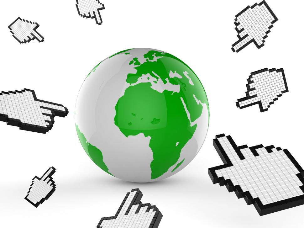 Free Image of Worldwide Internet Indicates Web Site And Analyse 