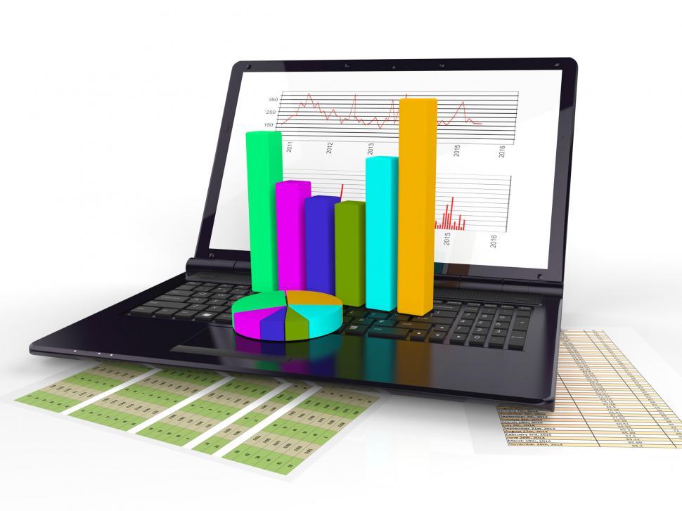 Free Image of Online Reports Indicates World Wide Web And Diagram 