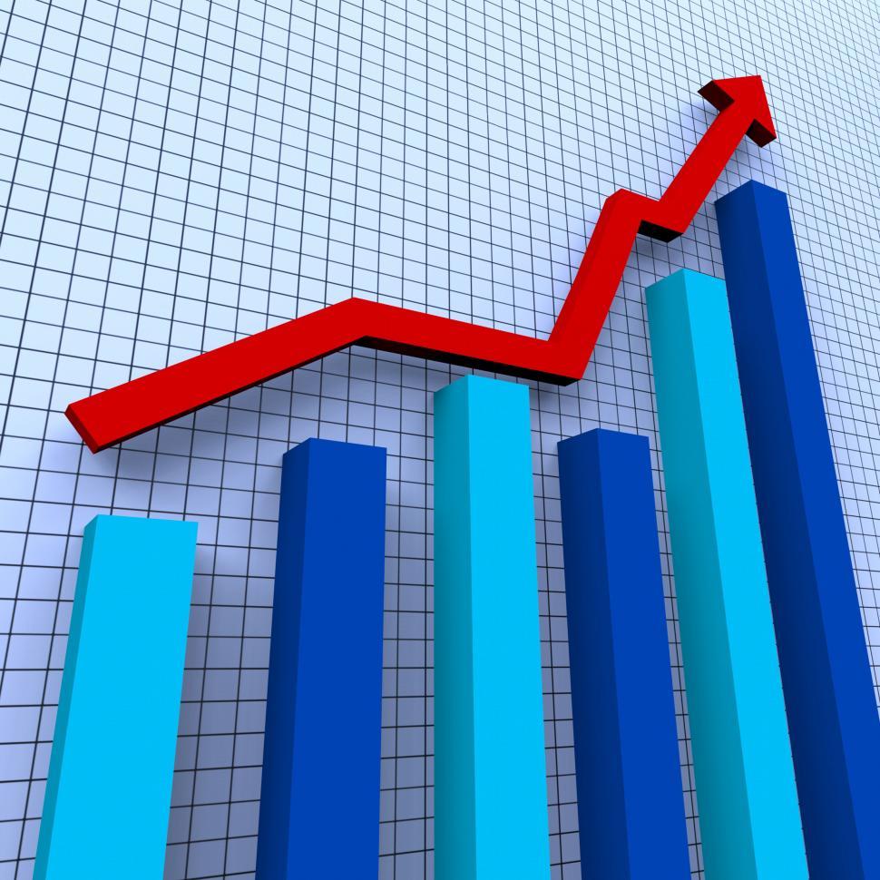 Free Image of Increasing Graph Means Progress Report And Advance 