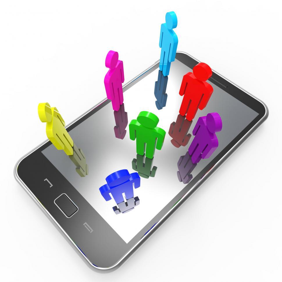 Free Image of Phone Communication Means Global Communications And Chat 
