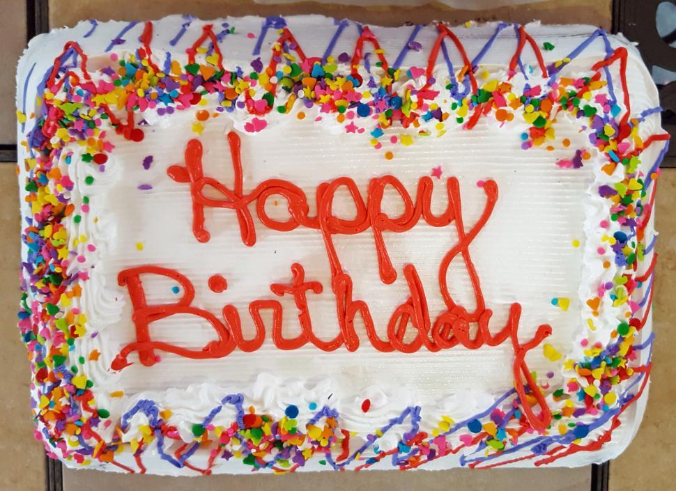 Free Image of Birthday Cake 