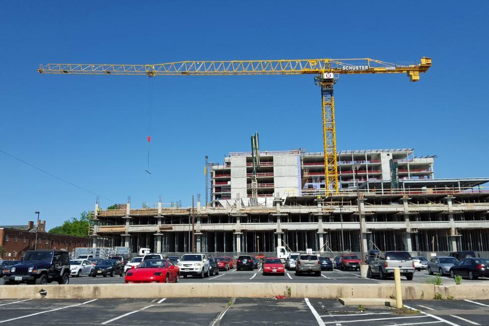 Free Image of Construction Site With Crane 