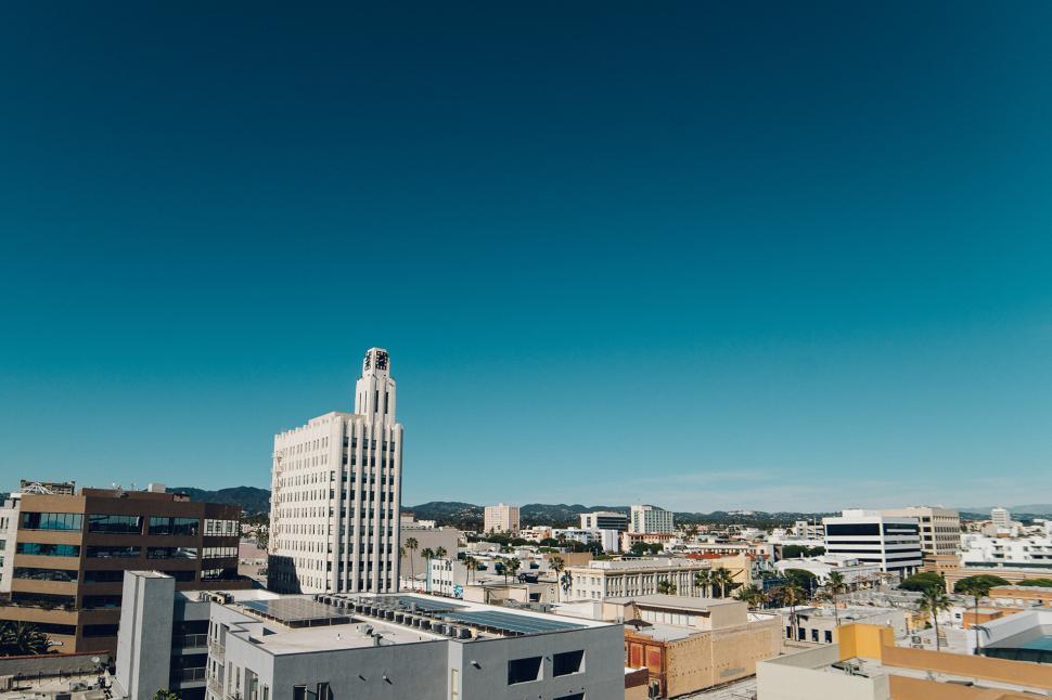 Free Image of Cityscape With Tall Buildings 