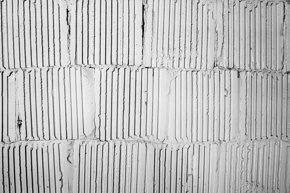 Free Image of Black and White Brick Wall 