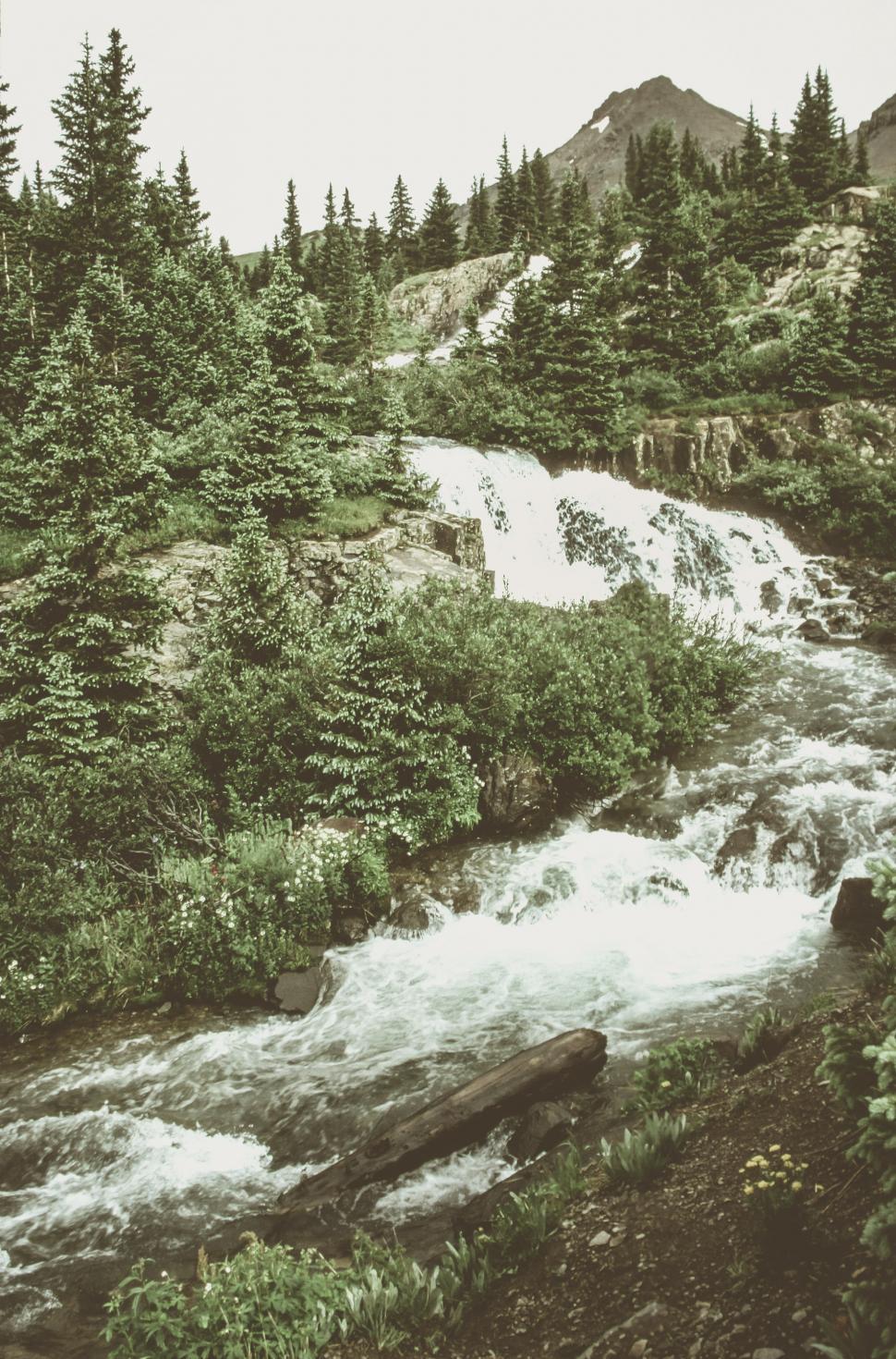 Free Image of View of Waterfall 