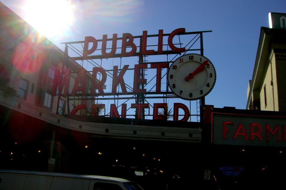 Free Image of Seattle Public Market 