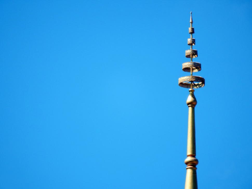 Free Image of Temple Roof Detail  