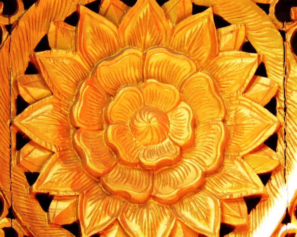 Free Image of Temple Flower Decoration  