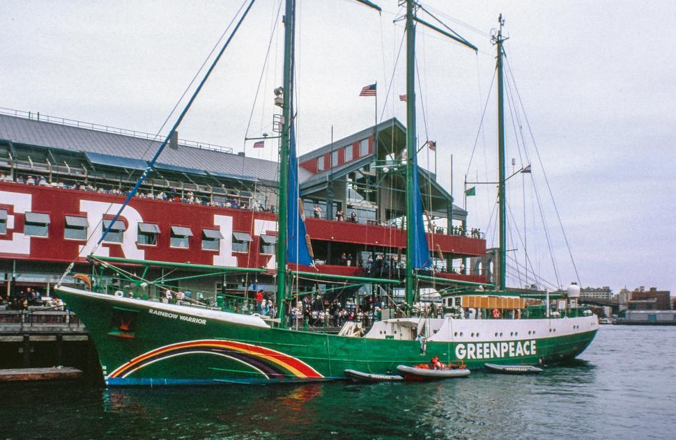 Free Image of Rainbow Warrior Ship 
