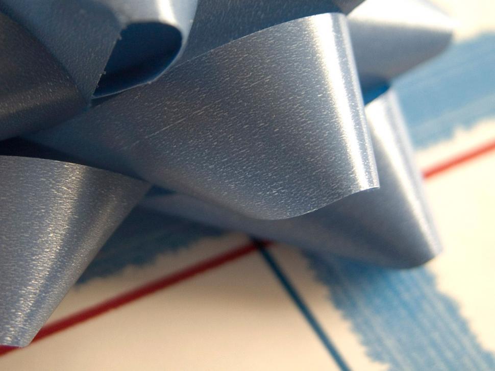Free Image of Close Up of a Bow on a Table 