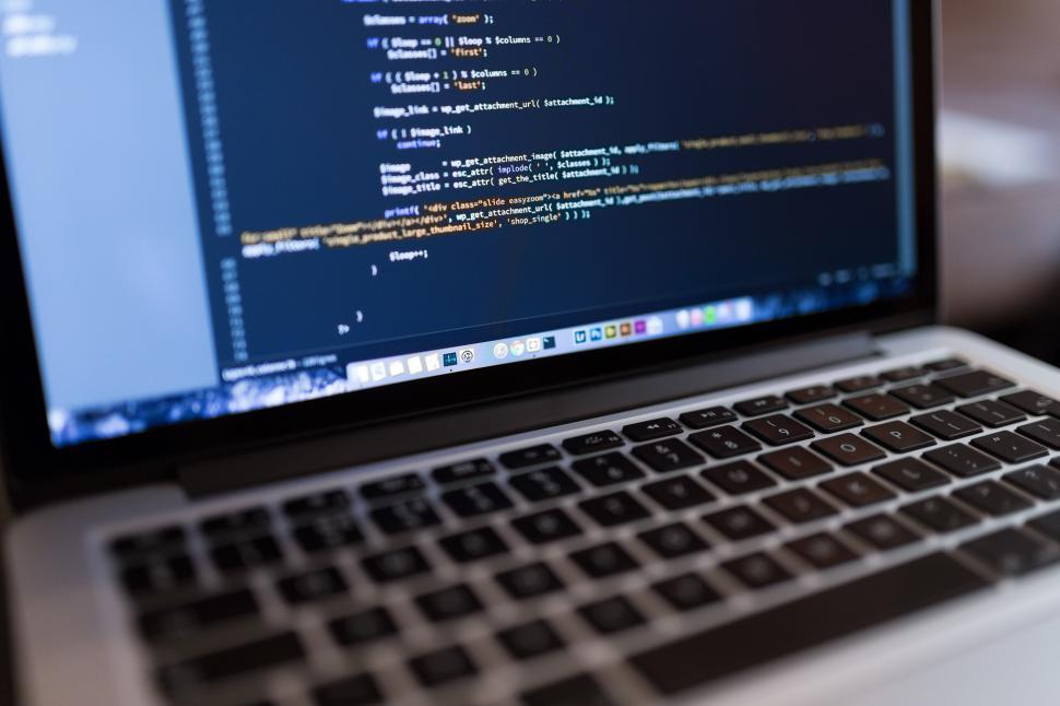 Free Image of Laptop Computer on Desk 