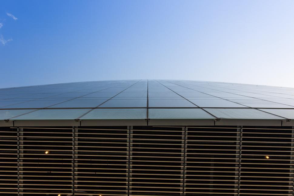 Free Image of Tall Building With Sky Background 