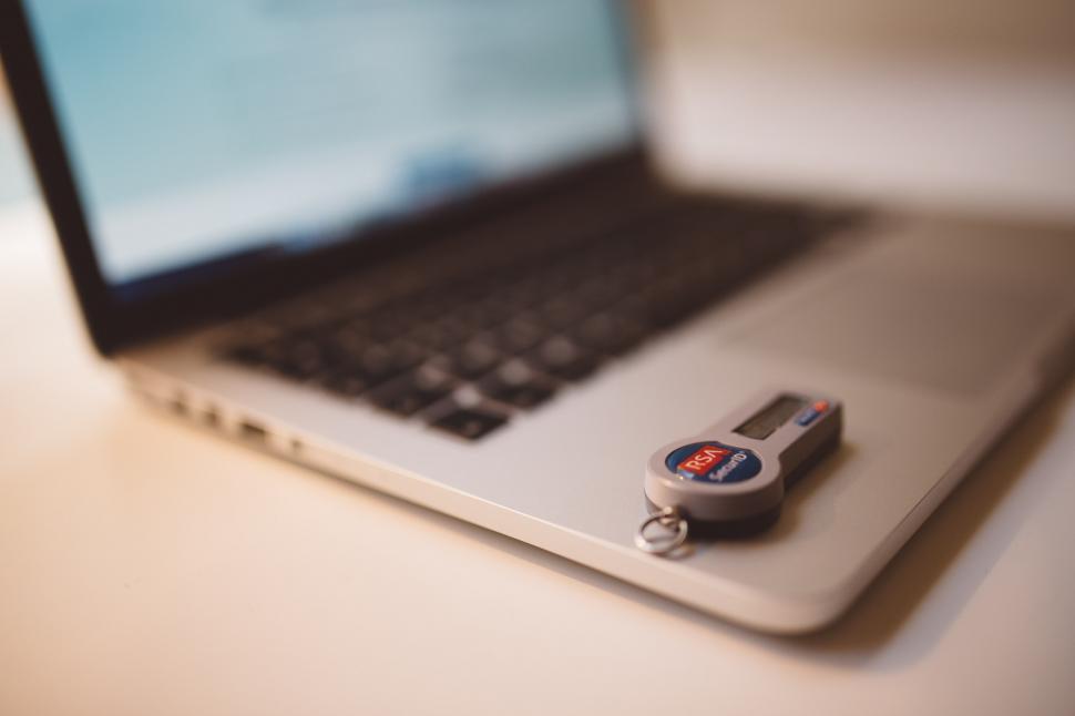 Free Image of Close Up of a Laptop on a Table 