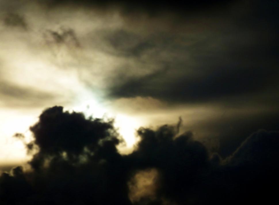 Free Image of Dark Clouds Stormy Sky  