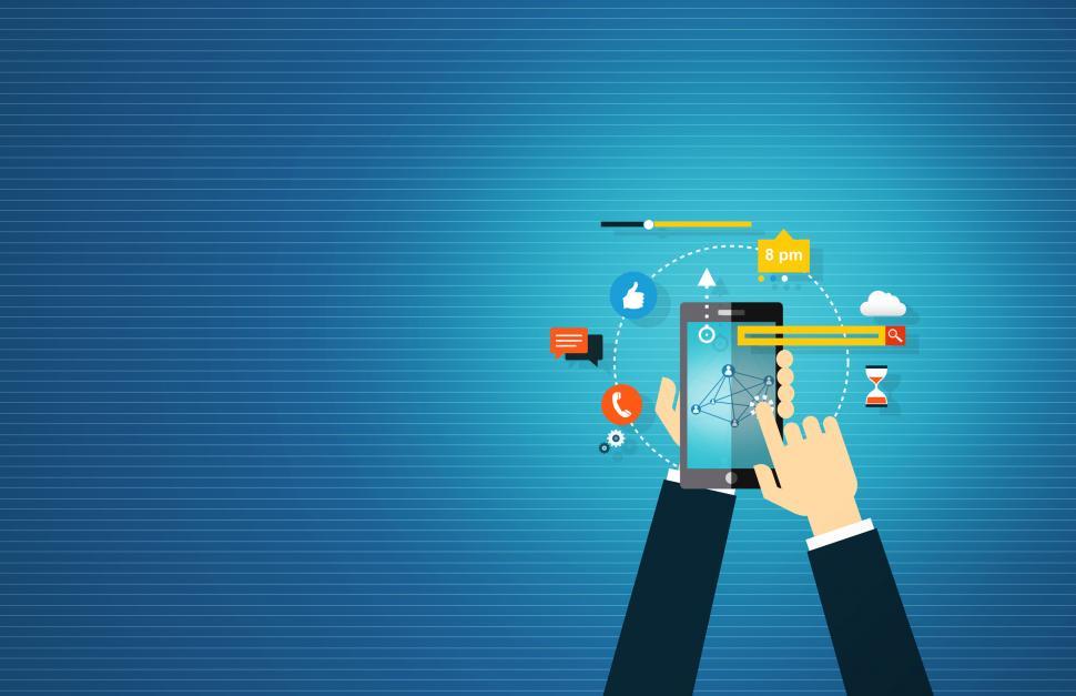 Free Image of Communicating with the World Via Smartphone - With Copyspace 