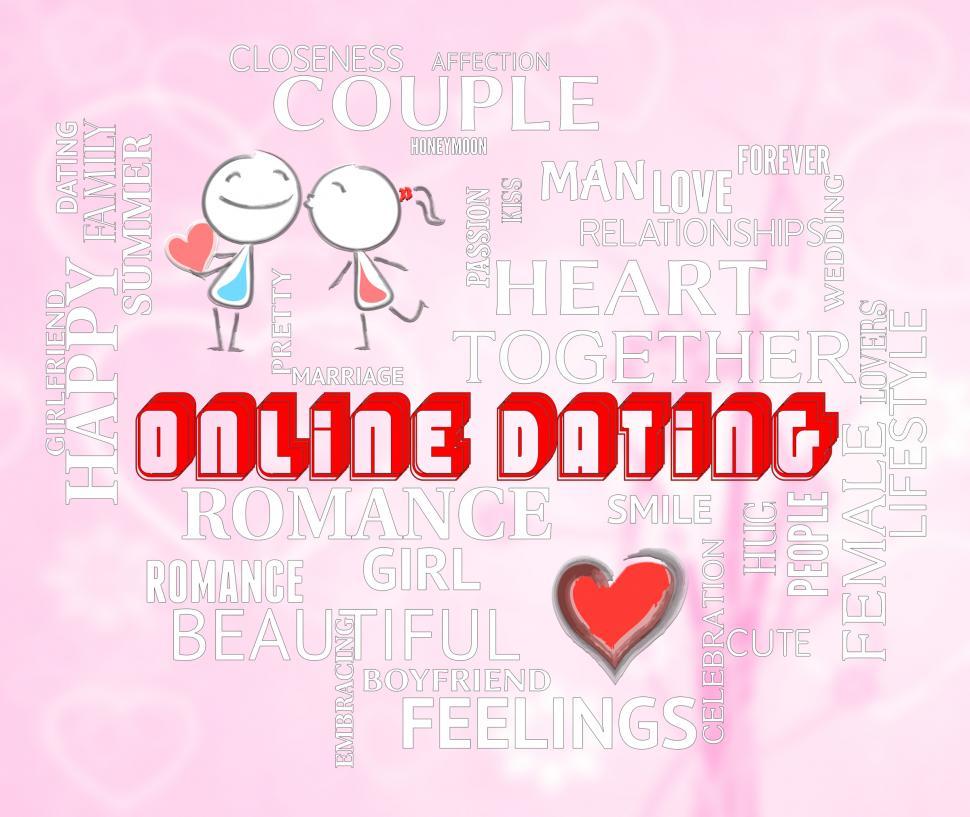 Free Image of Online Dating Indicates Find Love On The Web 