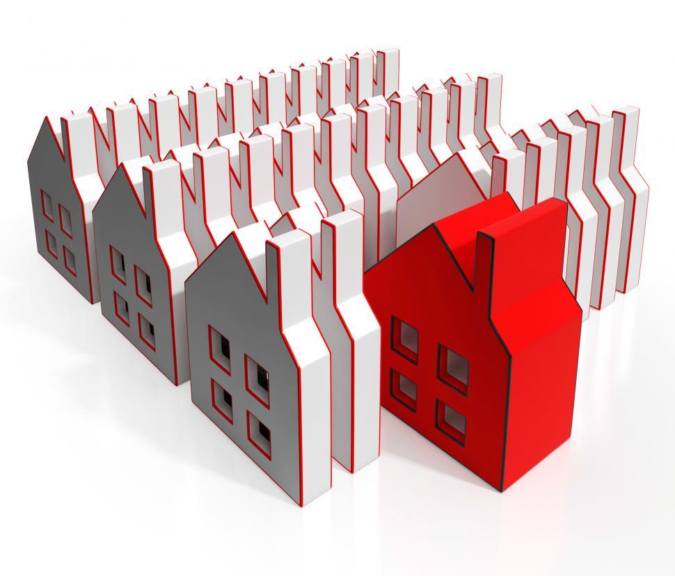 Free Image of House Icons Show Real Estate 