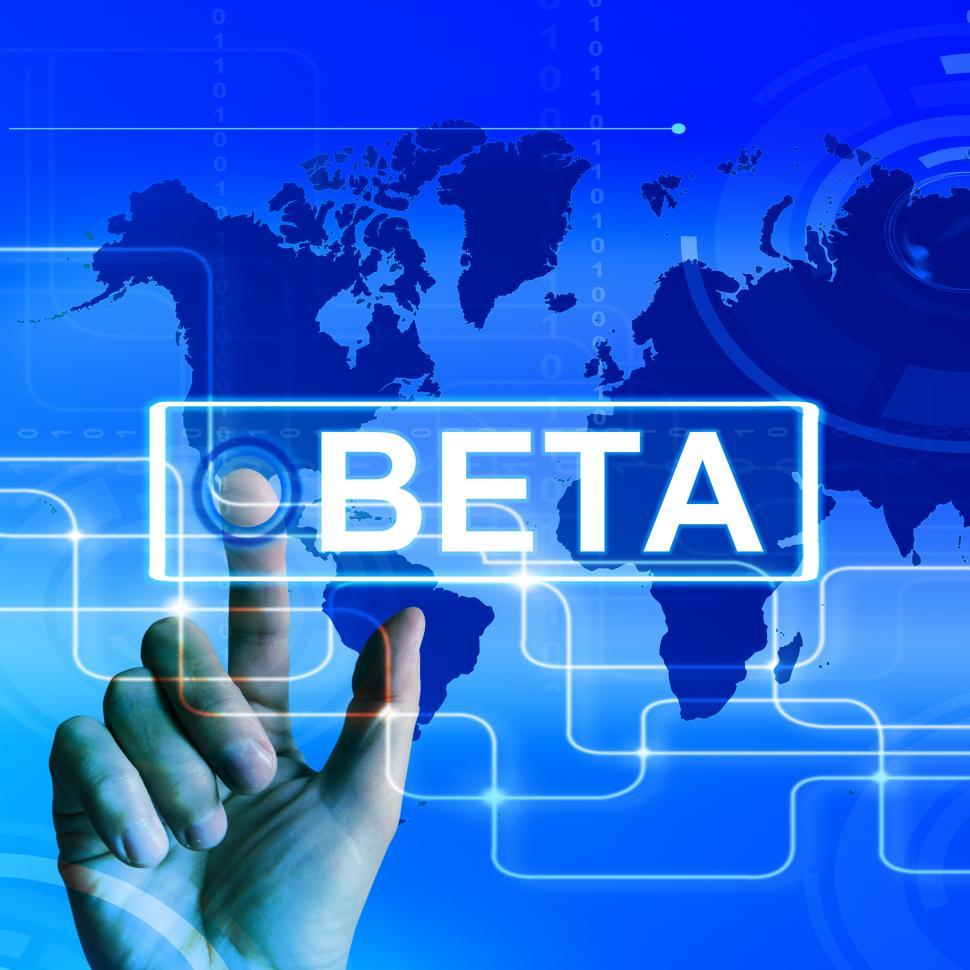 Free Image of Beta Map Displays an International Trial or Demo Version 