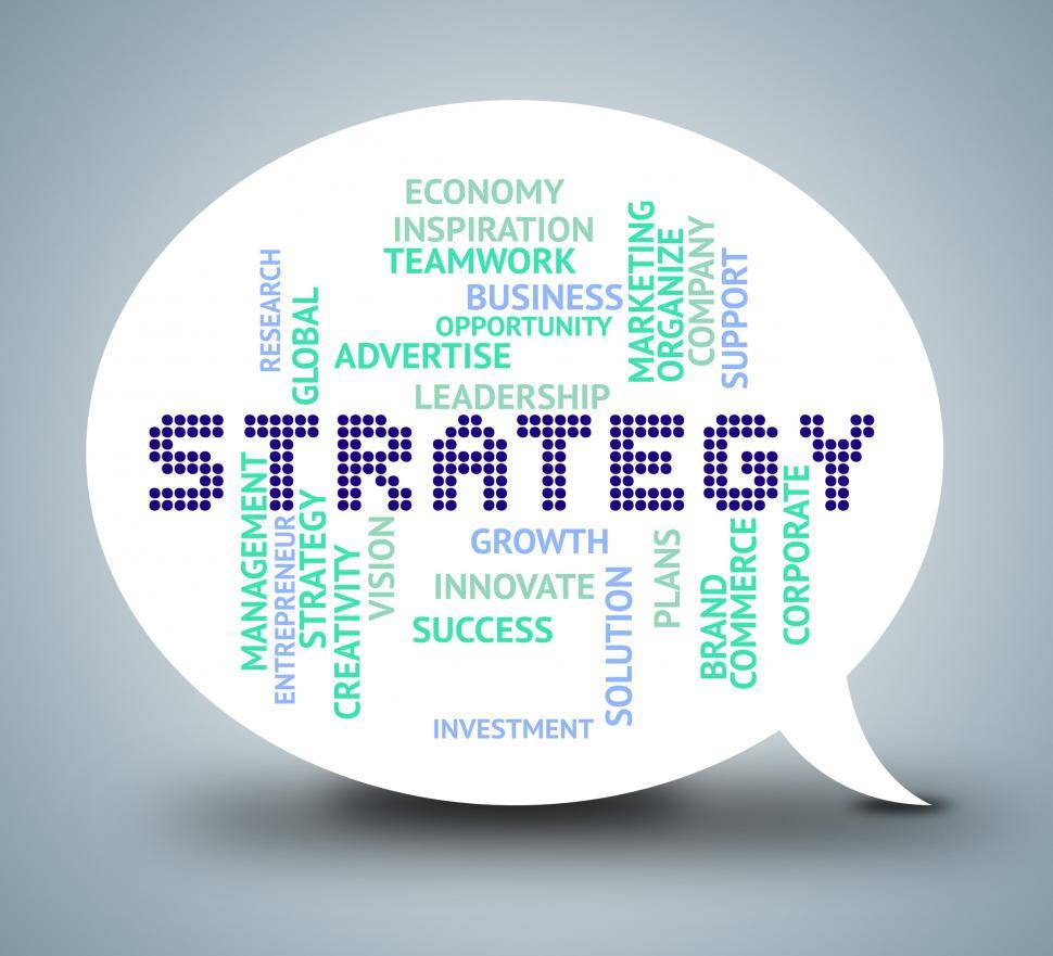 Free Image of Strategy Bubble Means Strategies Plan And Planning 