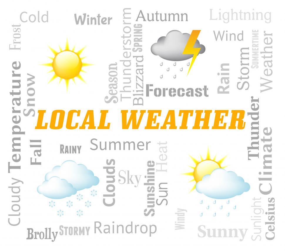 Free Image of Local Weather Means City Or Town Forecast 