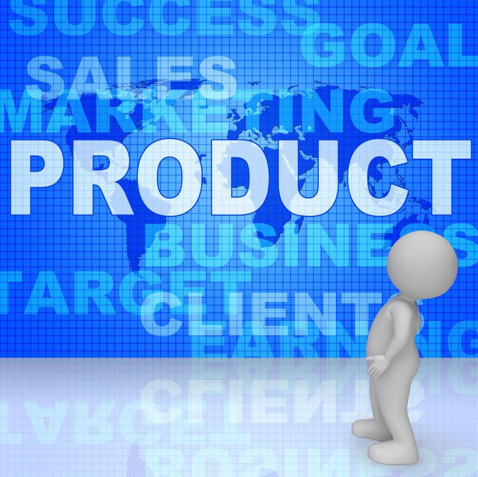 Free Image of Product Words Represents Made In 3d Rendering 