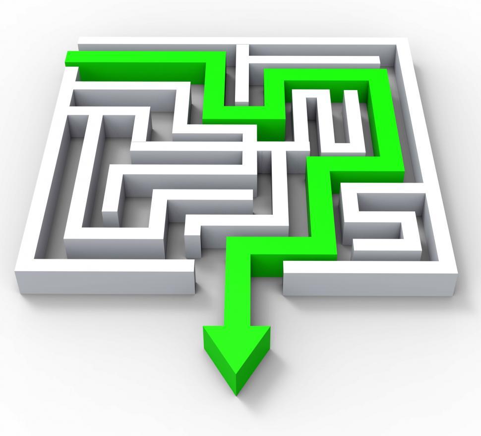 Free Image of Break Out Of Maze Showing Puzzle 
