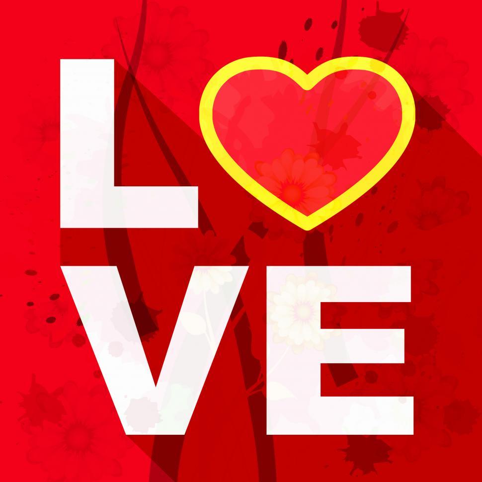 Free Image of Love Heart Represents Compassion Fondness And Dating 