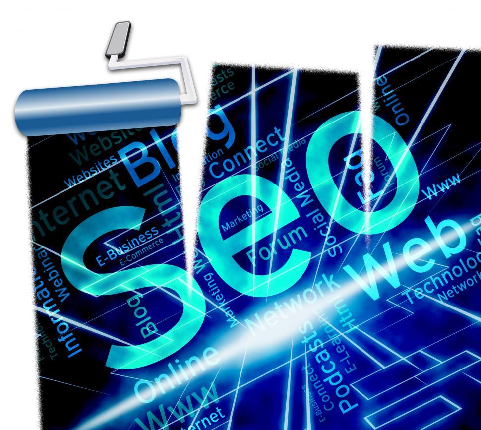 Free Image of Online Seo Shows Website Optimization 3d Illustration 