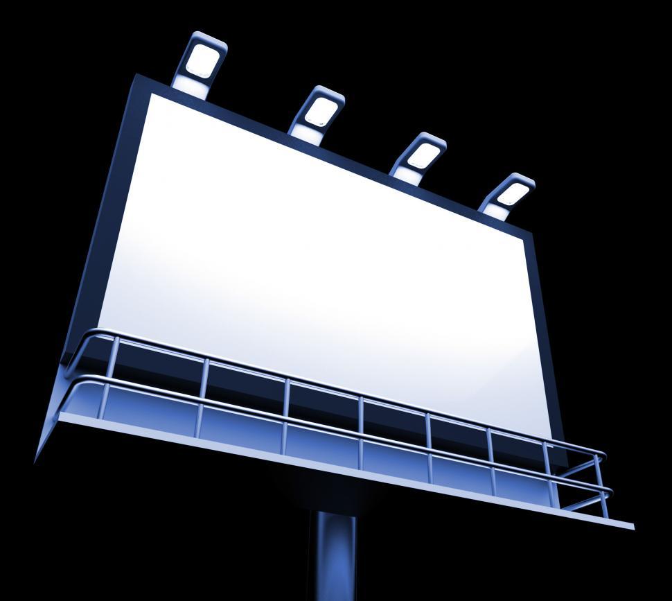 Free Image of Blank Billboard Copyspace Shows Advertising Space 
