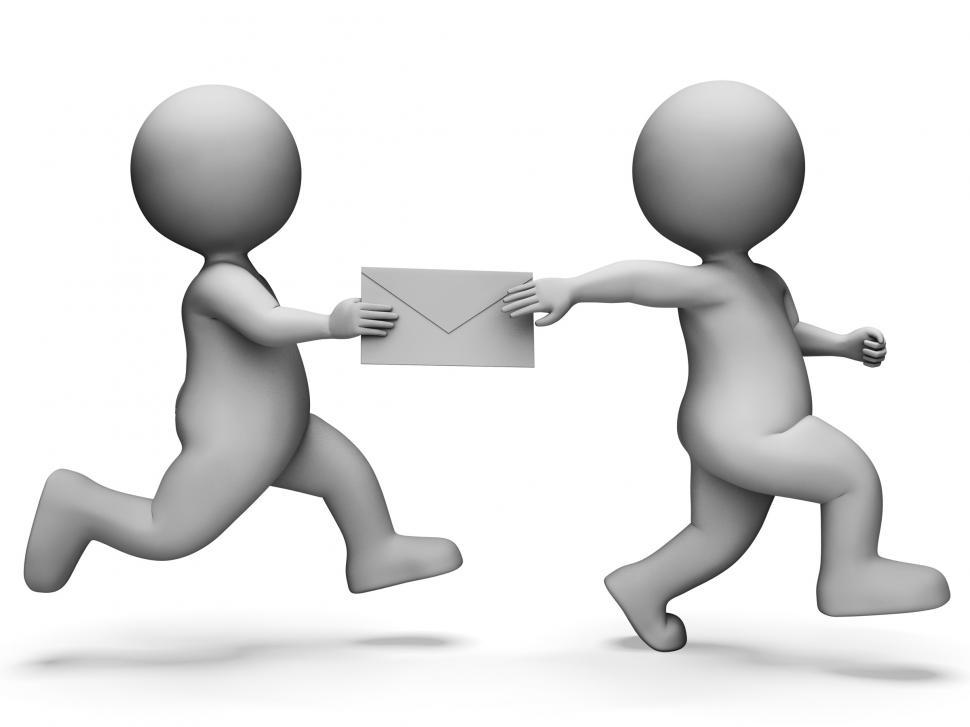 Free Image of Email Message Indicates Track And Field And Athletic 3d Renderin 