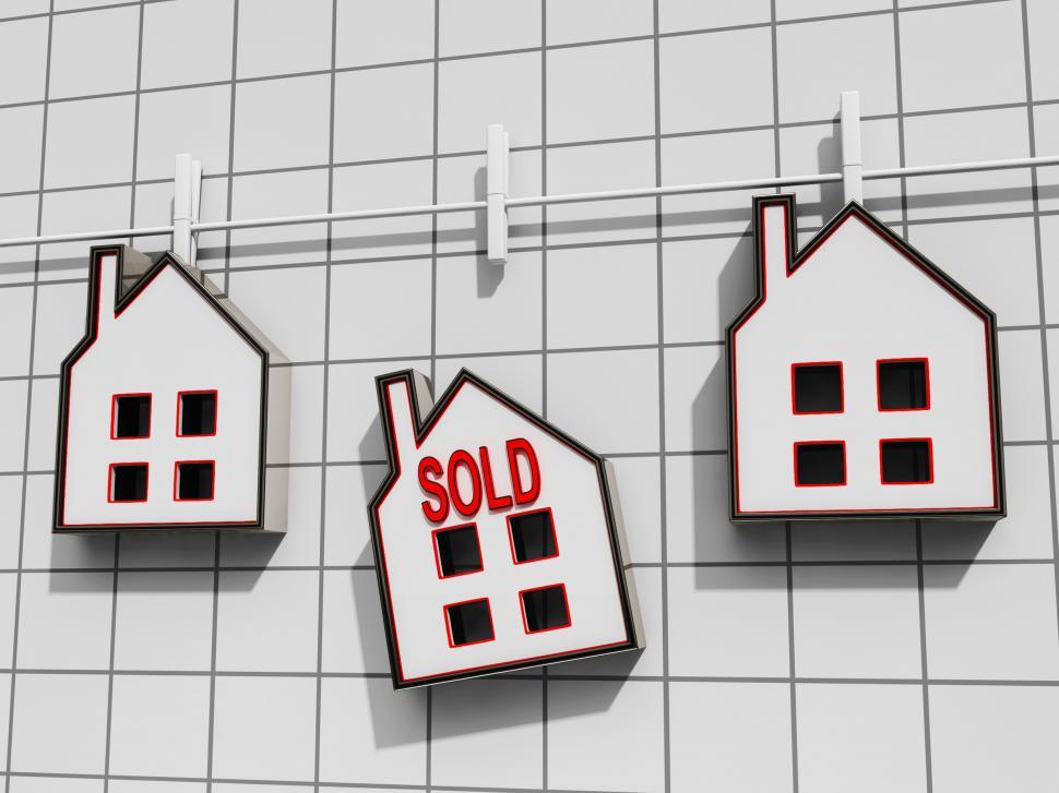 Free Image of Sold House Meaning Sale Of Real Estate 