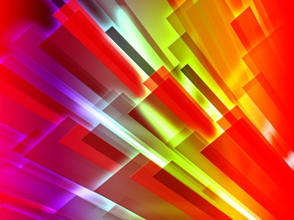 Free Image of Colourful Bars Background Shows Graphic Design Or Digital Art 