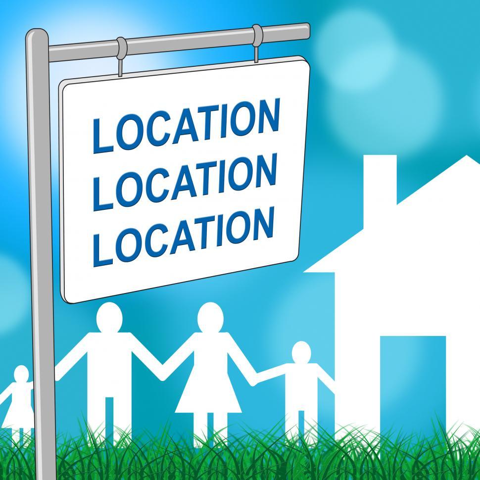 Free Image of House Location Indicates Homes Displaying And Residential 