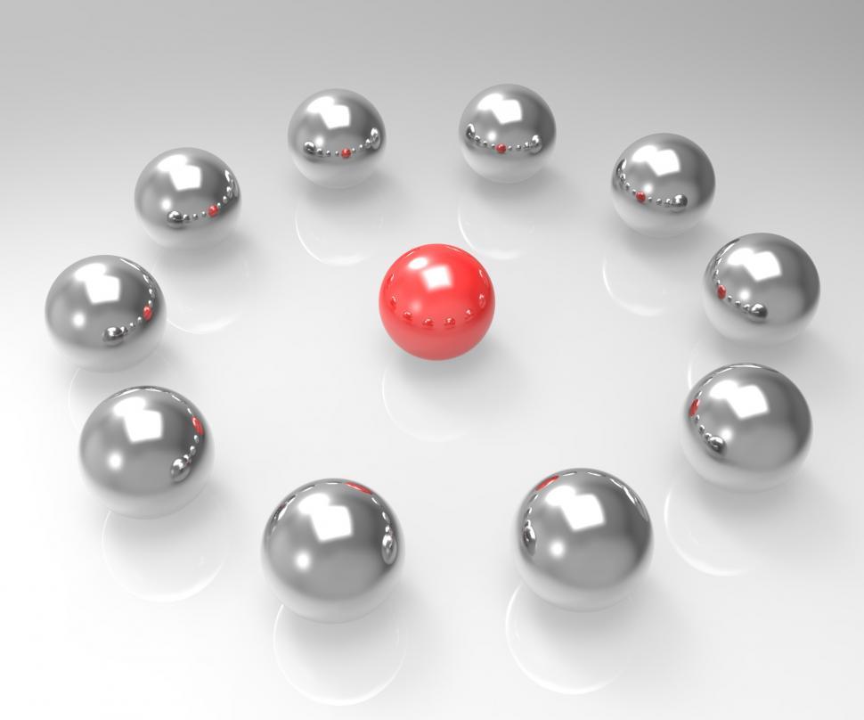 Free Image of Metal Spheres Showing Leadership Or Seminar 