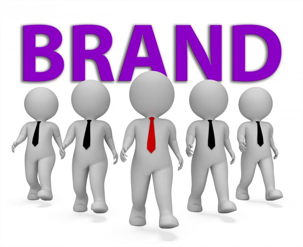 Free Image of Brand Businessmen Indicates Company Identity 3d Rendering 