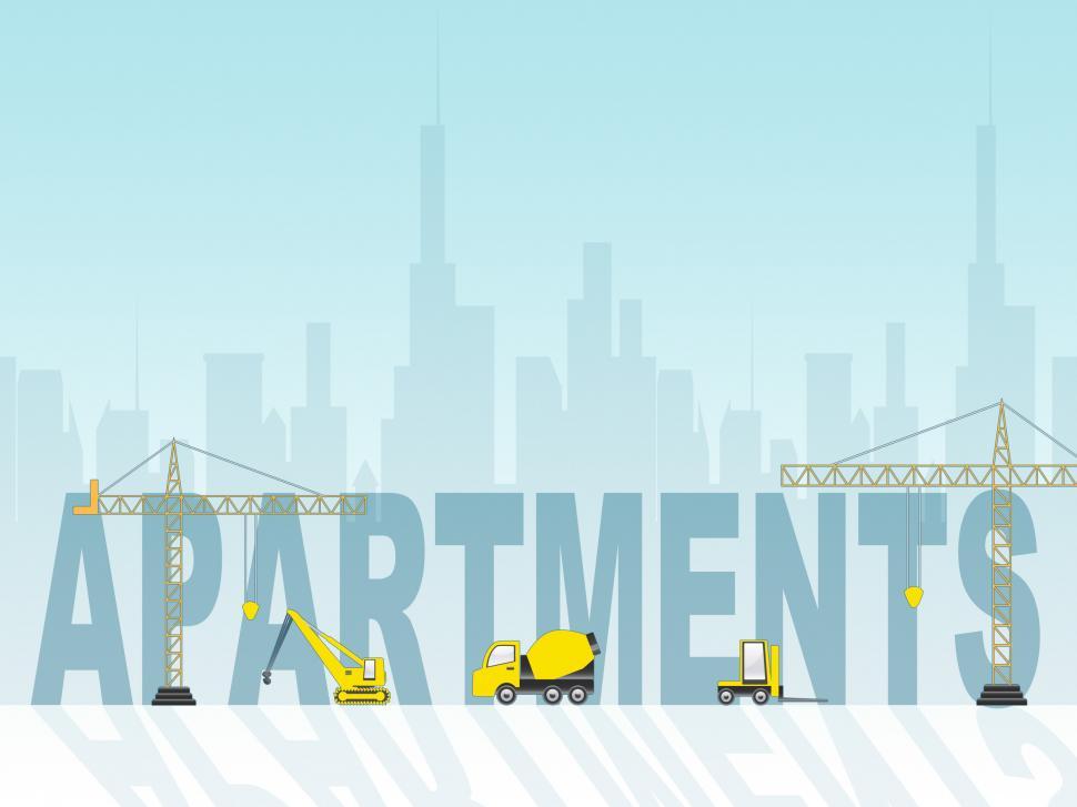 Free Image of Apartment Construction Indicates Constructed Flat And Property 