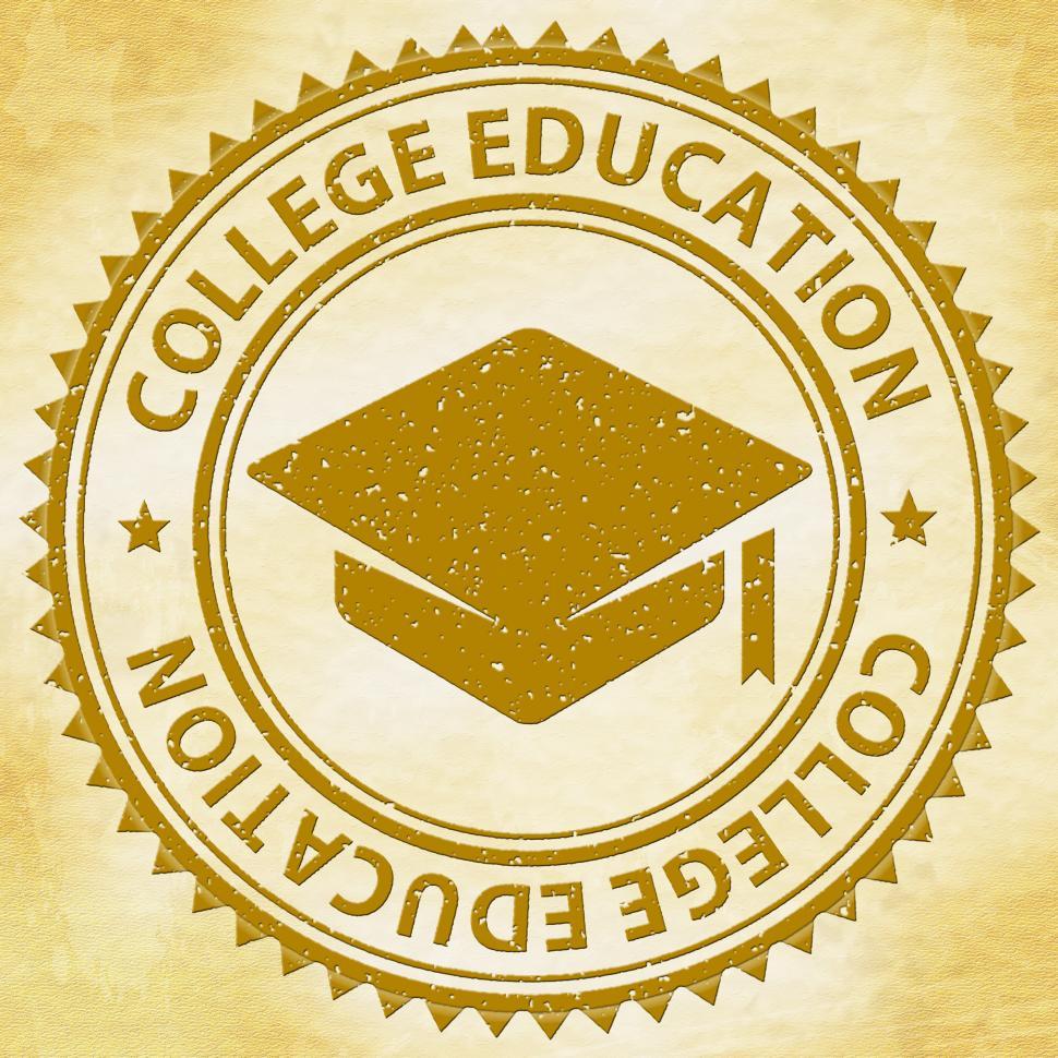 Free Image of College Education Shows Studying School And Learned 