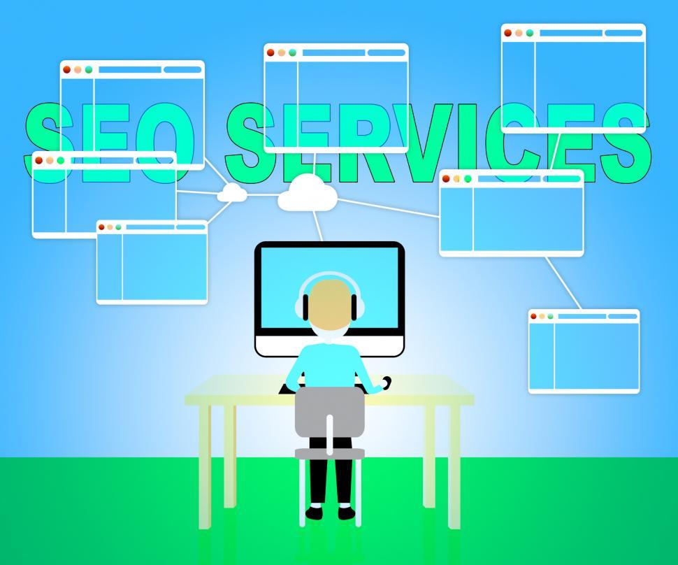 Free Image of Seo Services Represents Search Sem 3d Illustration 