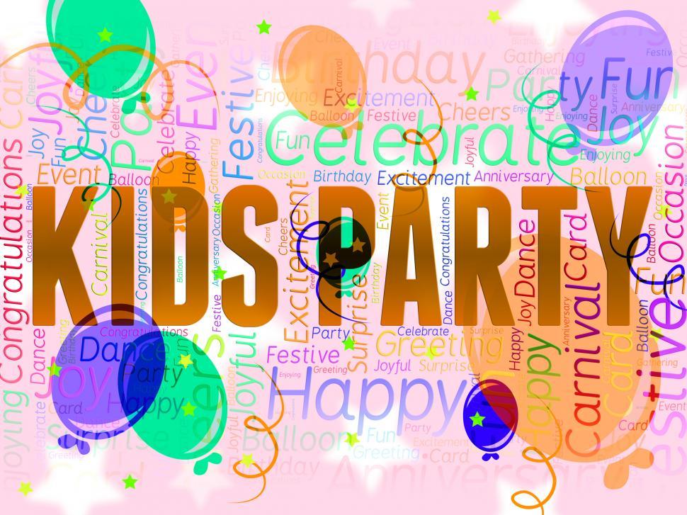 Free Image of Kids Party Shows Balloons Childhood And Parties 
