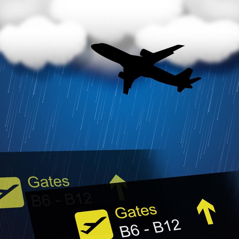 Free Image of International Flight Shows Schedule Fly And Transportation 