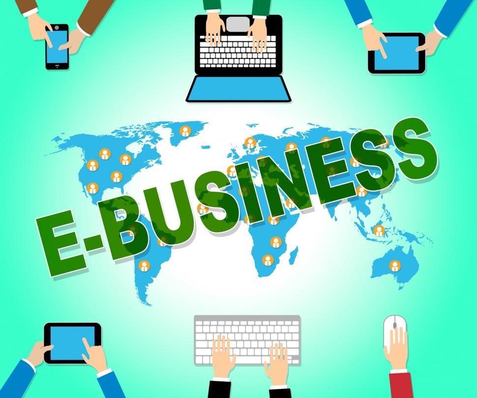 Free Image of Ebusiness Online Indicates Web Site And Commercial 